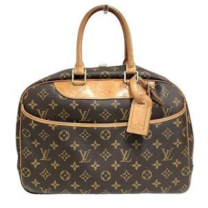 LOUIS VUITTON Brown Monogram Deauville Bag